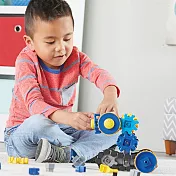 美國Learning Resources 轉轉齒輪建構系列-百變履帶工程車組