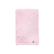 【日本丸真】今治浮雕花卉浴巾 (典雅粉)