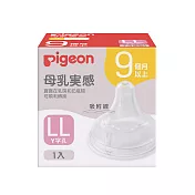 【Pigeon貝親】第三代寬口母乳實感奶嘴/  LL