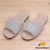 維諾妮卡 悠然咖啡紗室內拖鞋 XL 藍