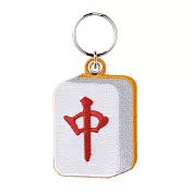 【DECOLE】 一起打麻雀 麻將刺繡鎖匙圈  中