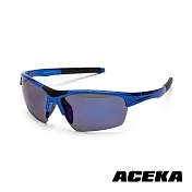 【ACEKA】寶石藍兒童運動太陽眼鏡 (SUNSHINE 親子系列)  寶石藍