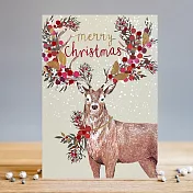 【LOUISE TILER】Christmas Decoration Deer  聖誕卡＃CAA43