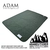 ADAMOUTDOOR|雙人電熱毯 軍用綠