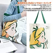 【Sayaka紗彌佳】不思議の國 愛麗絲的幻想肩背帆布包  -單一款式