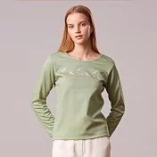 【ST.MALO】石墨烯遠紅外線智能溫控機能女上衣-2260WT- M 淡雅綠