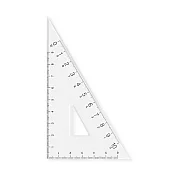 【MUJI 無印良品】壓克力三角尺.30度角/60度角