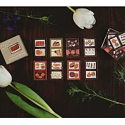 【什物 a kind of café】郵票火柴盒貼紙｜PetitFour