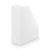 【MUJI 無印良品】聚丙烯立式斜口檔案盒.A4