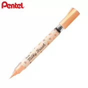 PENTEL MILKY BRUSH 牛奶毛筆  橙