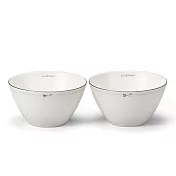 【NARUMI鳴海】JILL STUART聯名系列-典雅慶賀陶瓷(12cm)飯碗雙人二件組
