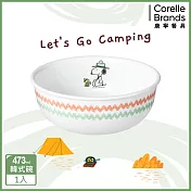 【美國康寧 CORELLE】SNOOPY 露營趣 473ml韓式湯碗