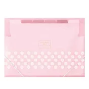 KOKUYO Pastel Cookie NOViTA-R薄型風琴夾7層A4- 粉