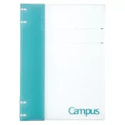 KOKUYO Campus 2x2薄型4孔活頁夾 B5-水藍