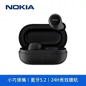 【Nokia 諾基亞】超輕入耳式真無線藍牙耳機 藍芽5.2/ENC降噪 (E3100 Plus) 黑