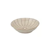 【KAKUNI】窯變粉引十草 陶瓷小皿10cm