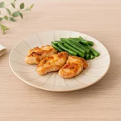 【日本Kakuni】窯變粉引十草 陶瓷淺盤14cm