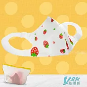 YSH益勝軒 幼幼1-4歲 3D 醫療 立體口罩-台灣製 符合國家標準 草莓花園(50入/盒)