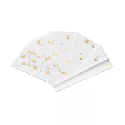 【日本Aito製作所】美濃燒｜和式緣起 扇形陶瓷小餐盤14cm ‧ 花