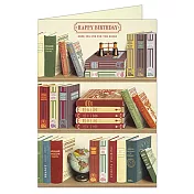 美國 Cavallini & Co. Greeting Cards 卡片/生日卡 圖書館