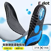 【E.dot】軟彈舒適氣墊彈簧運動鞋墊 35-38碼