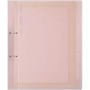 KOKUYO ME  2孔活頁夾 B5-粉灰