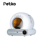 PETKO 全自動貓砂盆 貓砂機 智慧貓砂盆 電動貓砂盆 白色