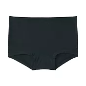 【MUJI 無印良品】女柔滑平口內褲 S 黑色