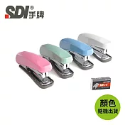 (2入1包)手牌SDI 1111CA樂活輕鬆型訂書機附針 顏色隨機