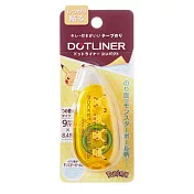 【日本SHOWA NOTE】寶可夢DOTLINER 雙面膠帶 ‧ 黃色