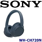 SONY WH-CH720N 真無線藍芽降噪耳罩式耳機 3色 雙噪音感應技術 35HR長續航 新力索尼保固一年 藍色