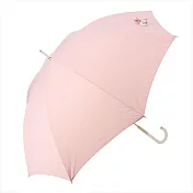 【日本nifty colors】Peach Drop 大傘面超耐風 抗UV輕量直傘 ‧ 蜜桃粉