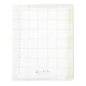 KOKUYO Line Field 26孔活頁本U罫40枚(B5)- 粉黃格子