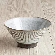 【Tojiki Tonya】美濃燒|扇形陶瓷飯碗12cm ‧ 杏