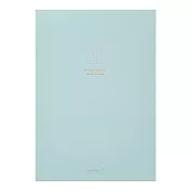 MIDORI 點點彩色便條紙A5- 藍