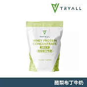 [台灣 Tryall] 濃縮乳清蛋白粉-酪梨布丁牛奶(500g/袋)