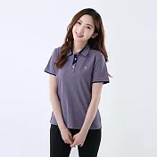 【遊遍天下】女款抗UV吸濕排汗速乾機能POLO衫(GS1036) 5XL 淺紫