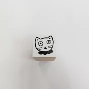 【日本SANBY】x 北岸由美聯名 可愛動物印章 小 ‧ 白貓