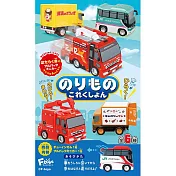 【日本正版授權】小全套4款 車輛收藏集15 盒玩 迴力車/玩具車/JR巴士東北線/小卡車 F-toys 607376SP