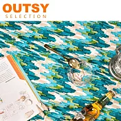OUTSY臺灣製限量花布系列輕量野餐墊 水國夢境