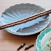 【BISQUE】波佐見燒|花形陶瓷餐盤15cm ‧ 灰