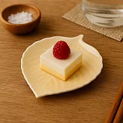 【日本cobono】Pianta職人窯燒 櫻花葉餐盤11cm ‧ 黃