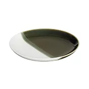 【co-bo-no】Bicolor雙色濃釉陶瓷餐盤15cm ‧ 橄欖綠