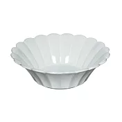 【co-bo-no】Solell花形陶瓷餐碗16cm ‧ 白