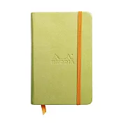 【Rhodia｜Rhodiarama】Hardcover 精裝硬皮束帶筆記本 A6 象牙色 空白 90g 96張 茴香色