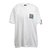PlayStation90 年代風格背面印花T恤-白 M