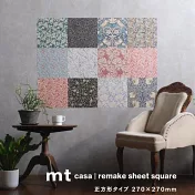 【日本mt和紙膠帶】REMAKE SHEET 方形裝飾貼片 ‧ Morris&Co. Chrysanthemum