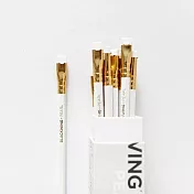 Blackwing 經典復刻鉛筆_白桿Pearl _盒裝12入