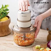recolte 日本麗克特 Combo 食物調理機 RCP-6 燕麥白