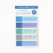 【日本Green Flash】手繪風描圖紙標籤便利貼 ‧ 星期